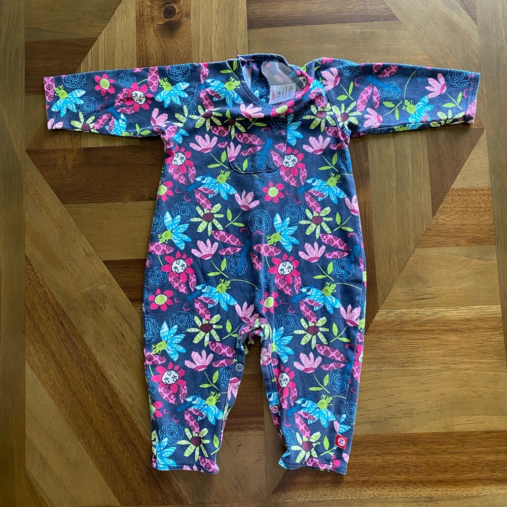Zurano floral one piece outfit size 12m